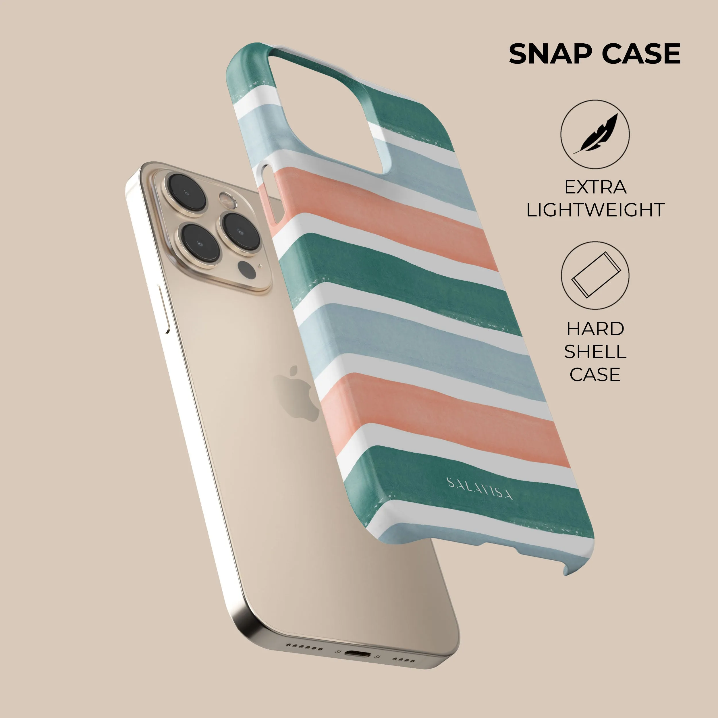 Versatile Accessory Textured Comfort Coral Tides Phone Case