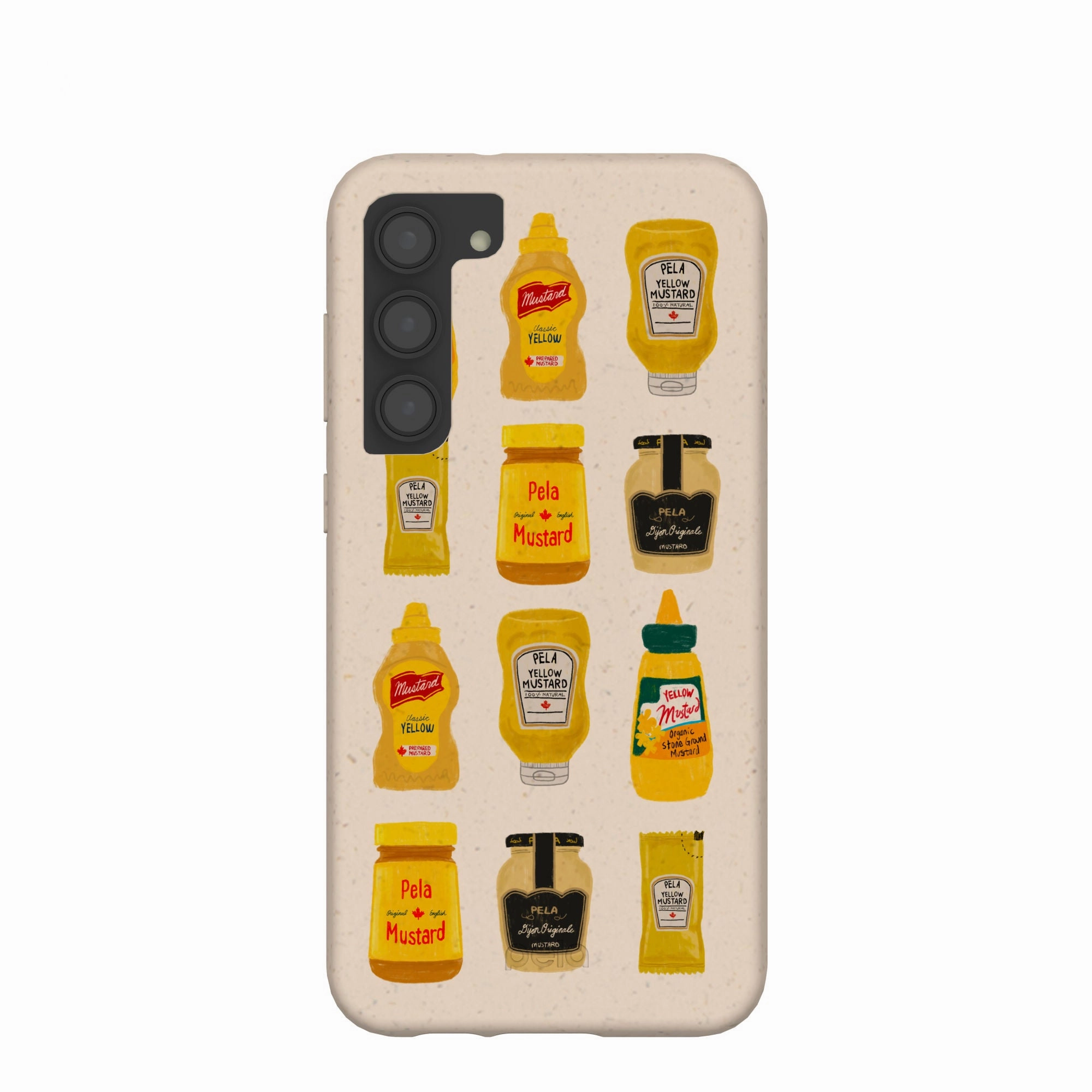 Seashell Mustard Fan Samsung Galaxy S23 (Plus) Case Functional Design