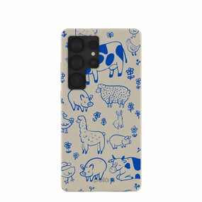 Grip Layer Water shield London Fog Happy Farmyard Samsung Galaxy S25 Ultra Case