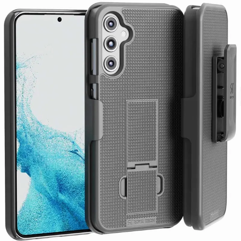 Samsung Galaxy S23 Plus Belt Clip Holster Phone Case Hand Feel Modern Texture