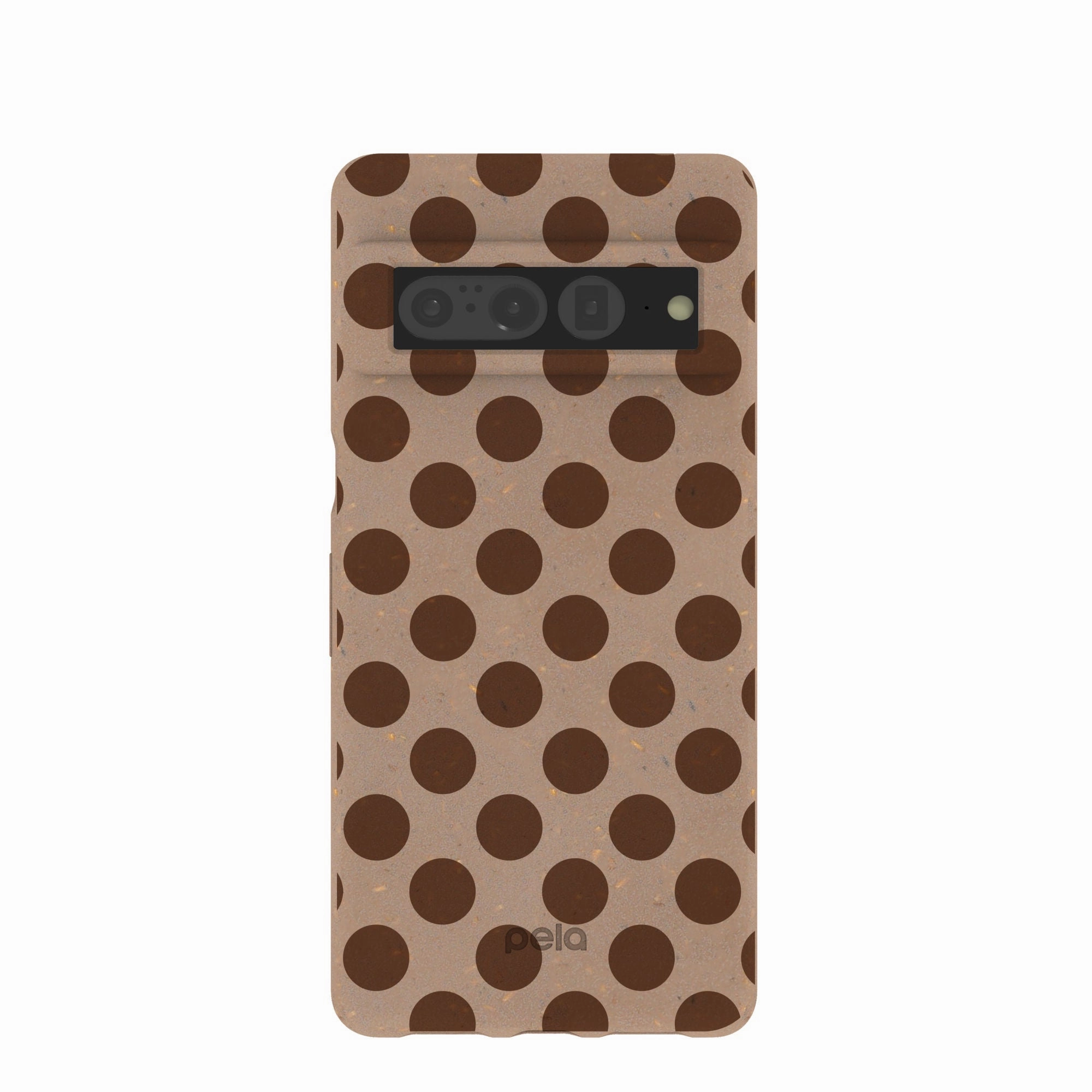 Chocolate Brown Cocoa Sprinkle Google Pixel 7 Pro Case Impact Cushion