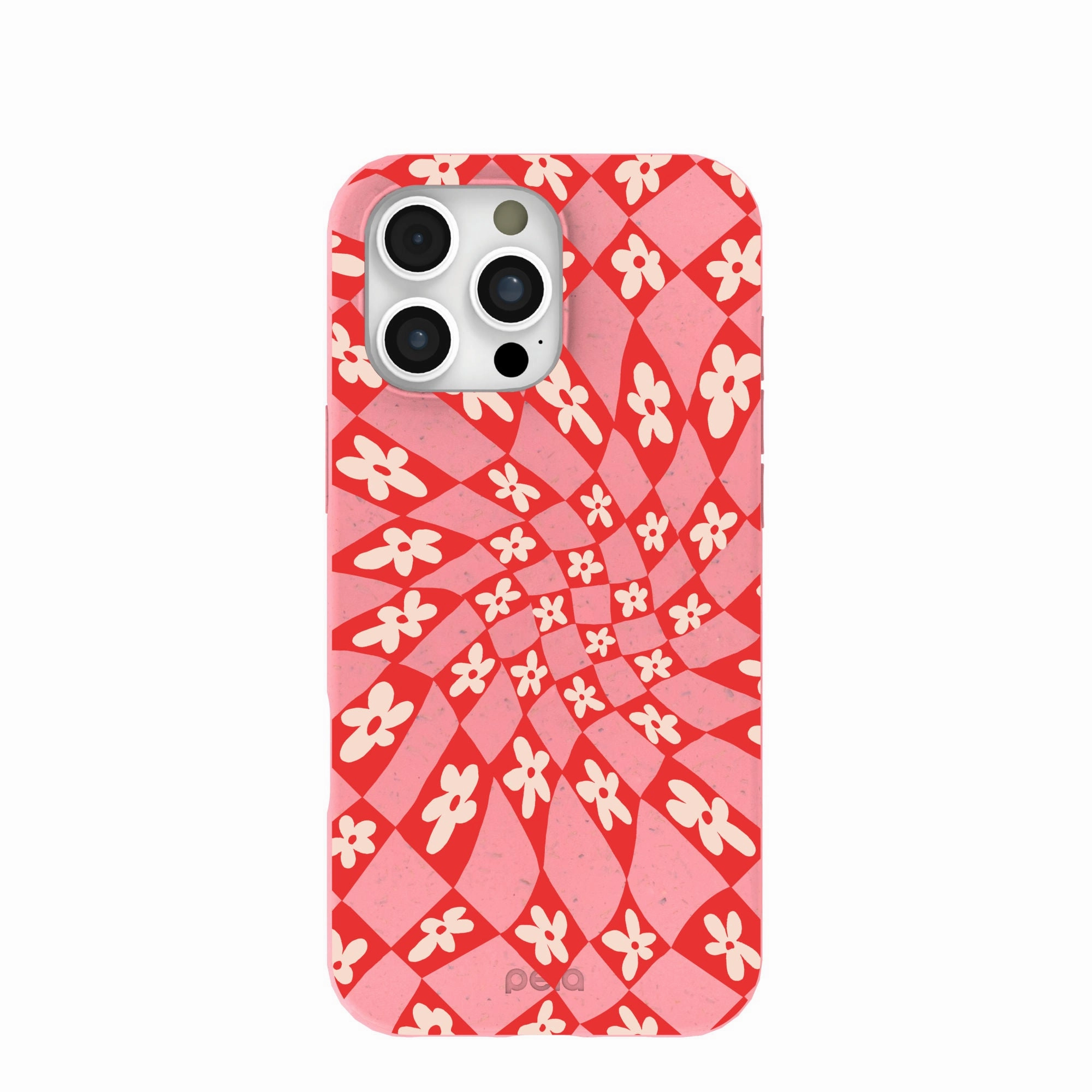 Color Layer Bubblegum Pink Funky Fleurs iPhone 16 Pro Max Case