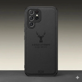 Anti Scratch Layer Scratch Proof Deer Pattern Elegance Leather Case