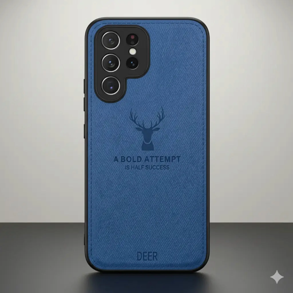 Deer Pattern Elegance Leather Case Colorful Accent Protective Touch