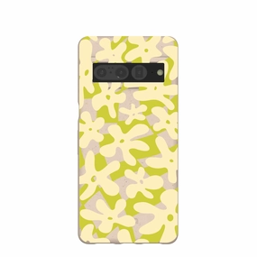 Seashell Floral Daze Google Pixel 7 Pro Case Rugged Frame