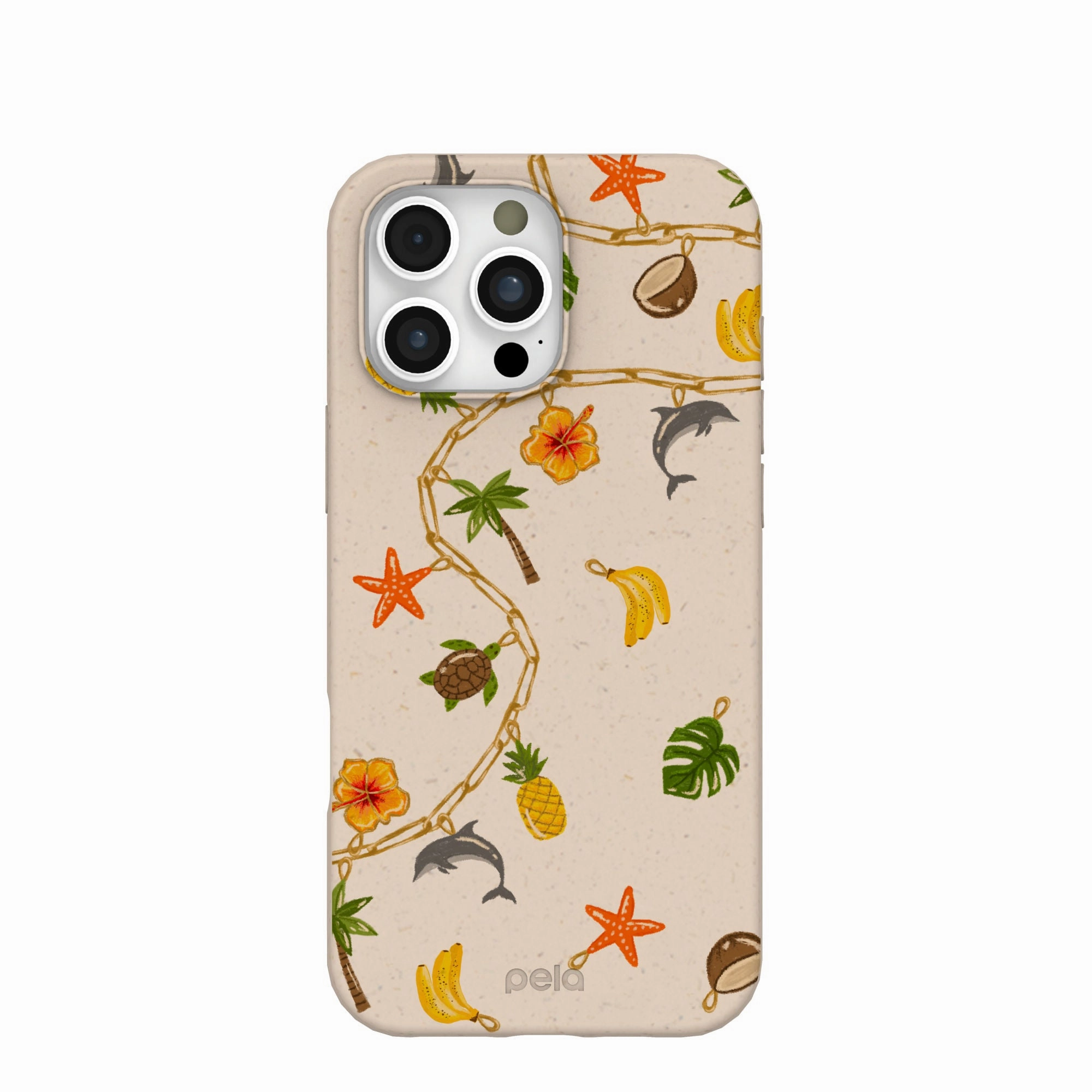 Urban Design Seashell Island Charms iPhone 16 Pro Max Case