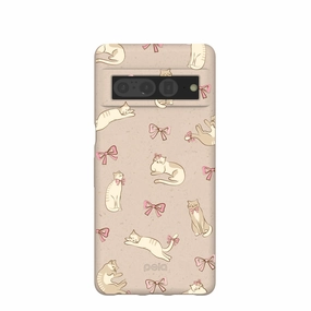 Seashell Purrfect Google Pixel 7 Pro Case Colorful Pattern Durable Design