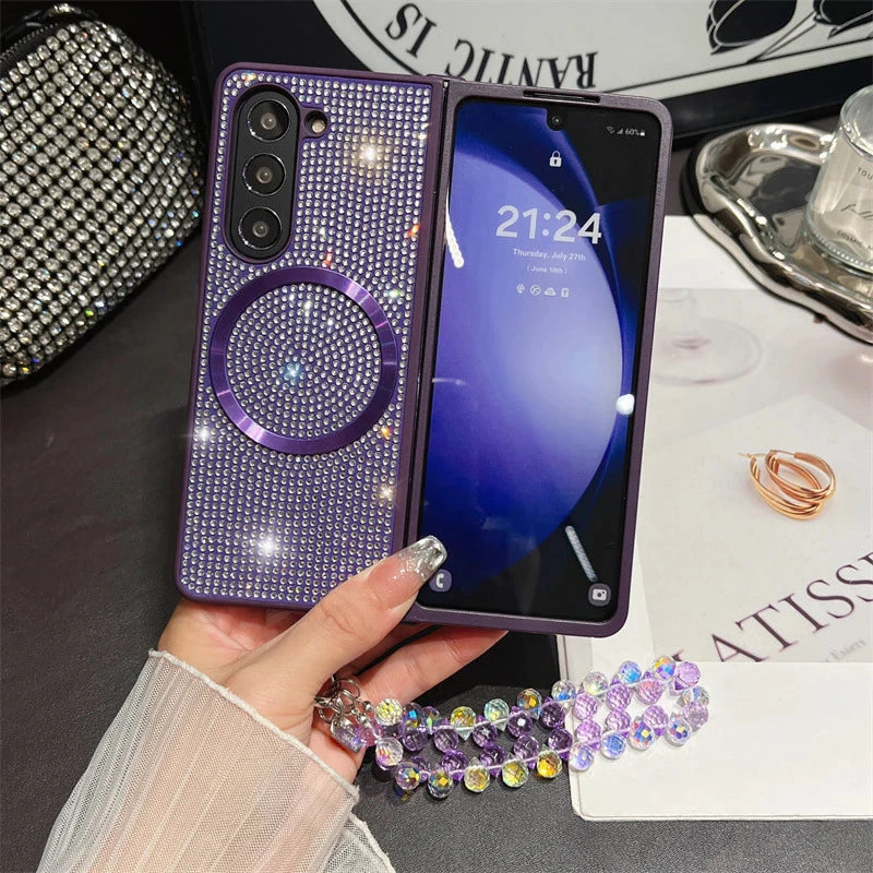 Minimal Build Texture Wireless Charging Compatible Shiny Sparkling