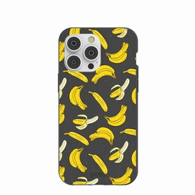 Black Go Bananas iPhone 14 Pro Max Case Compact Grip