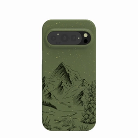 Forest Floor Line Ridge Google Pixel 9/9 Pro Case Durable Look Luxury Surface Layer