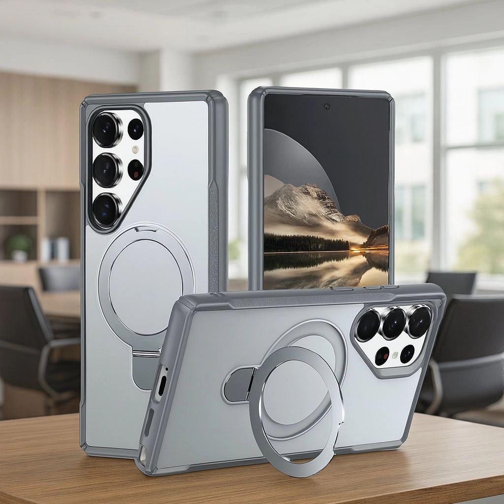 slim fit Comfort Padding Glacier Shield Ring Stand Case