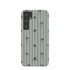 London Fog Tropical Stripes Samsung Galaxy S24 (Plus) Case Smooth Finish Touch Color Layer