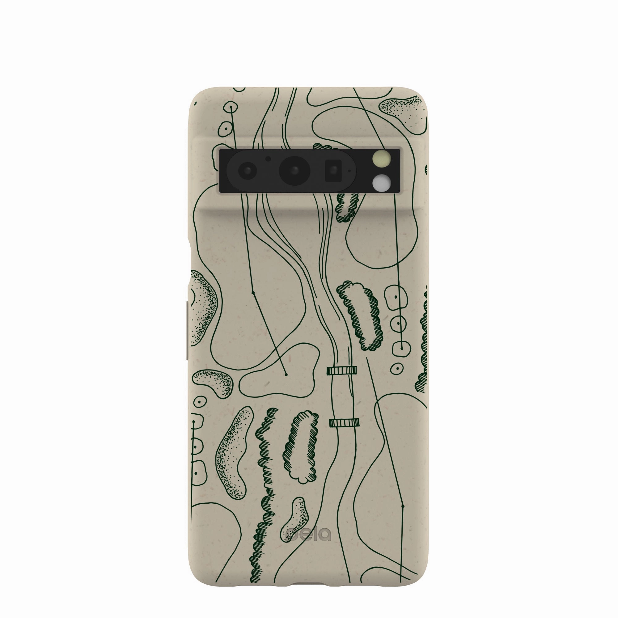 Light Finish Ergonomic form London Fog Golf Course Google Pixel 8 Pro Case