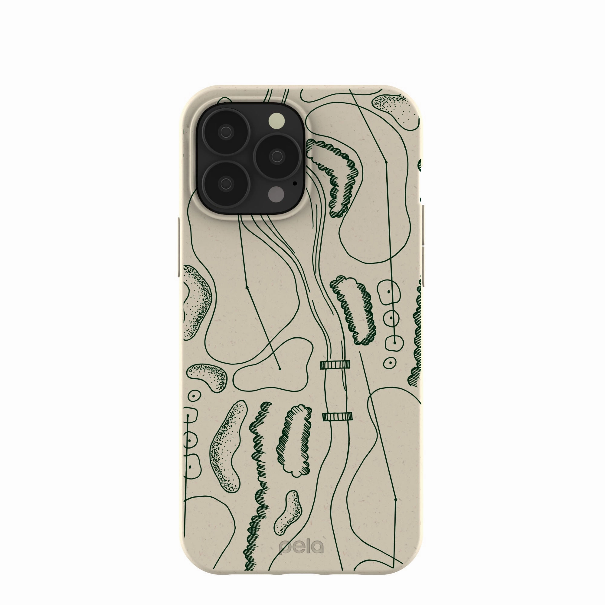 London Fog Golf Course iPhone 13 Pro Max Case Impact Resistant