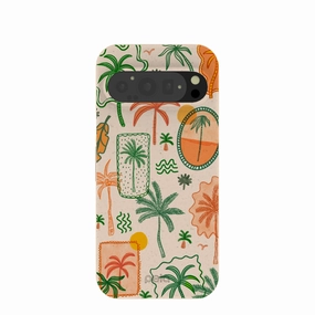Shockproof Corners Seashell Palmography Google Pixel 9/9 Pro Case