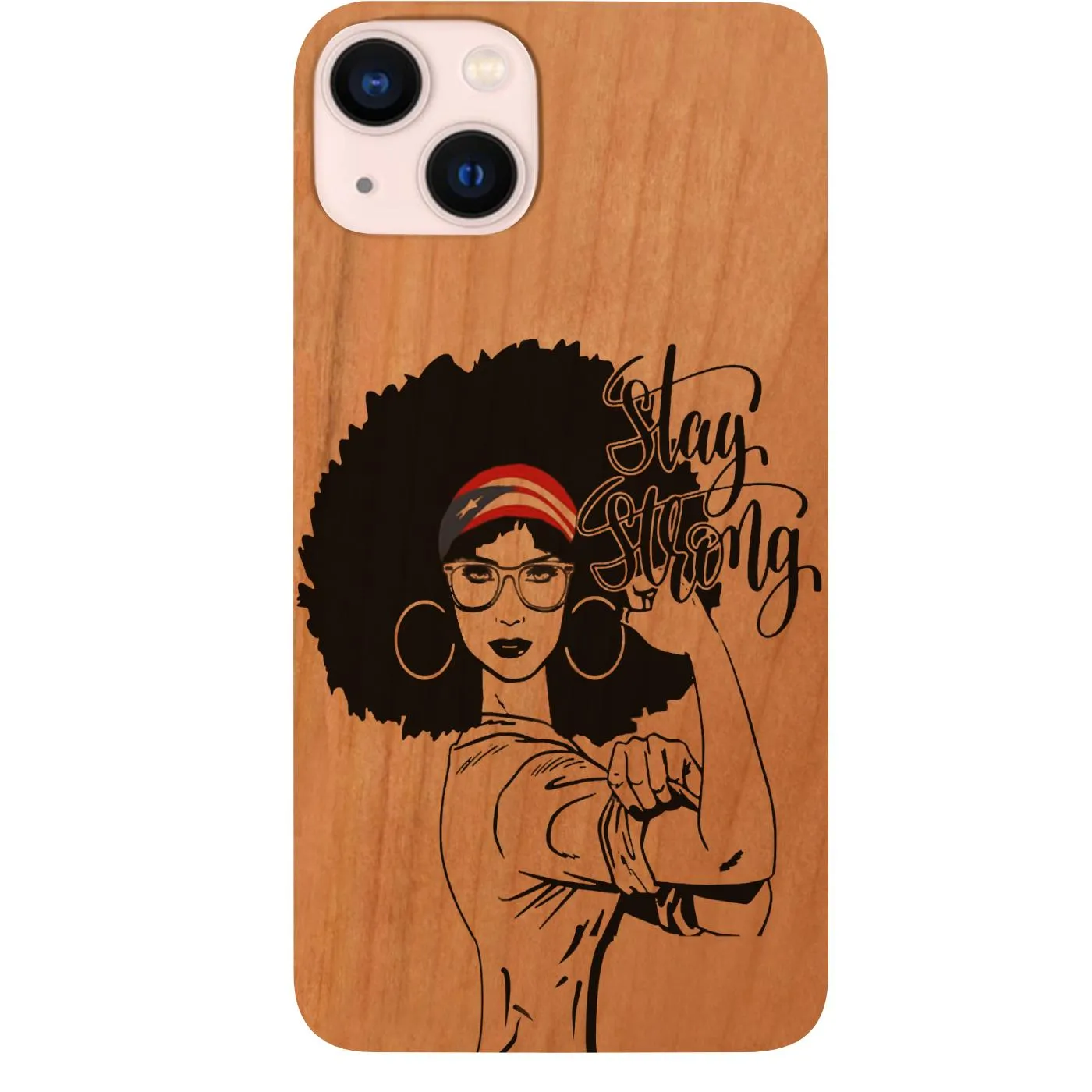 Durable Build Matte Shield Puerto Rico Strong Girl - UV Color Printed Phone Case