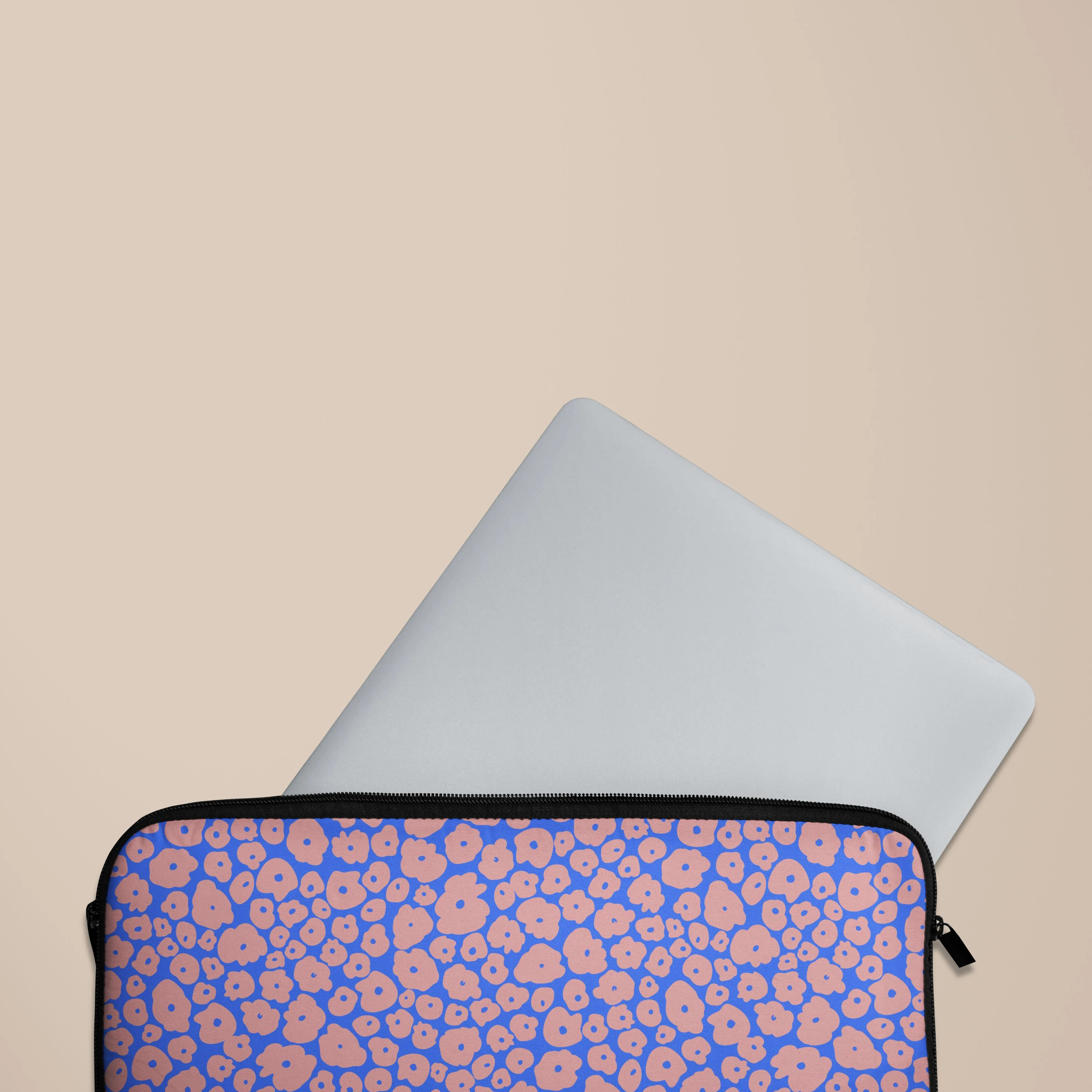 Frosted surface Puffy Spring Laptop Sleeve