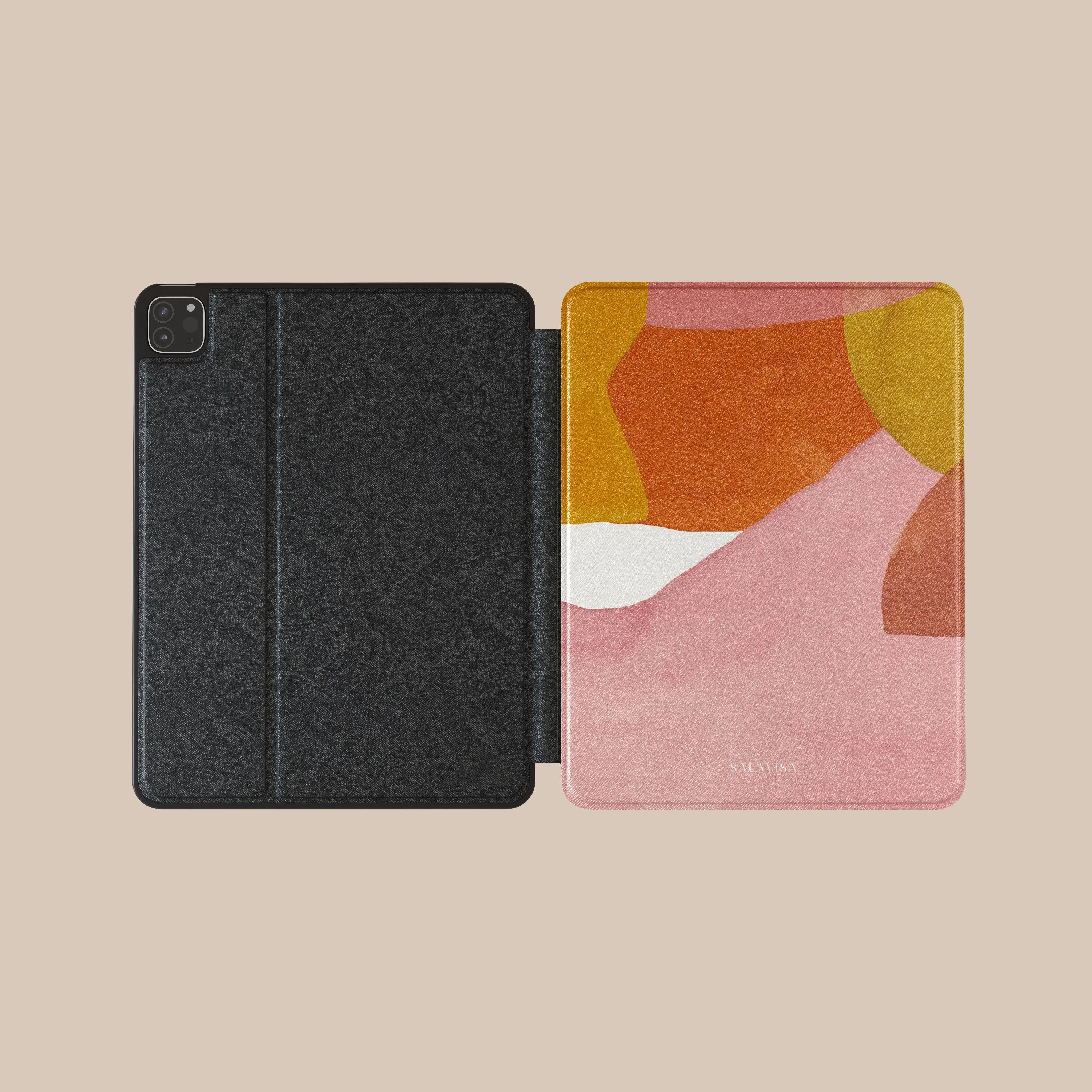 Pure Pink Watercolor iPad Case Tablet Sleeve Guard Armor business style case