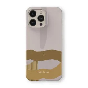 Purple Organic Phone Case Resistant Layer Matte Pattern Design