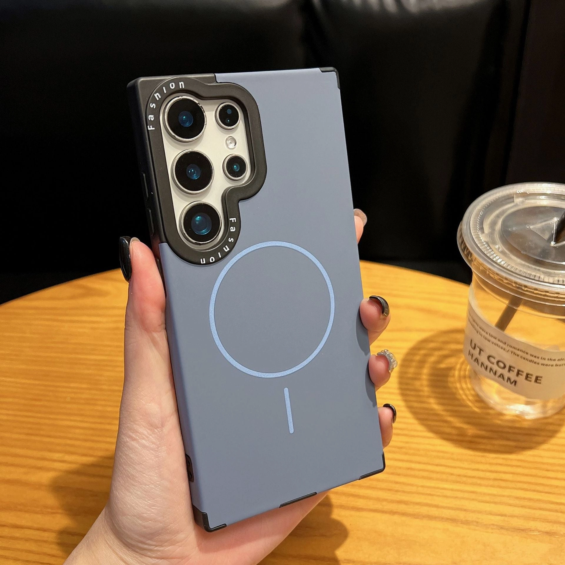 Quantum Ultra Grip Magnetic Case Minimal Shield Texture Classic Finish