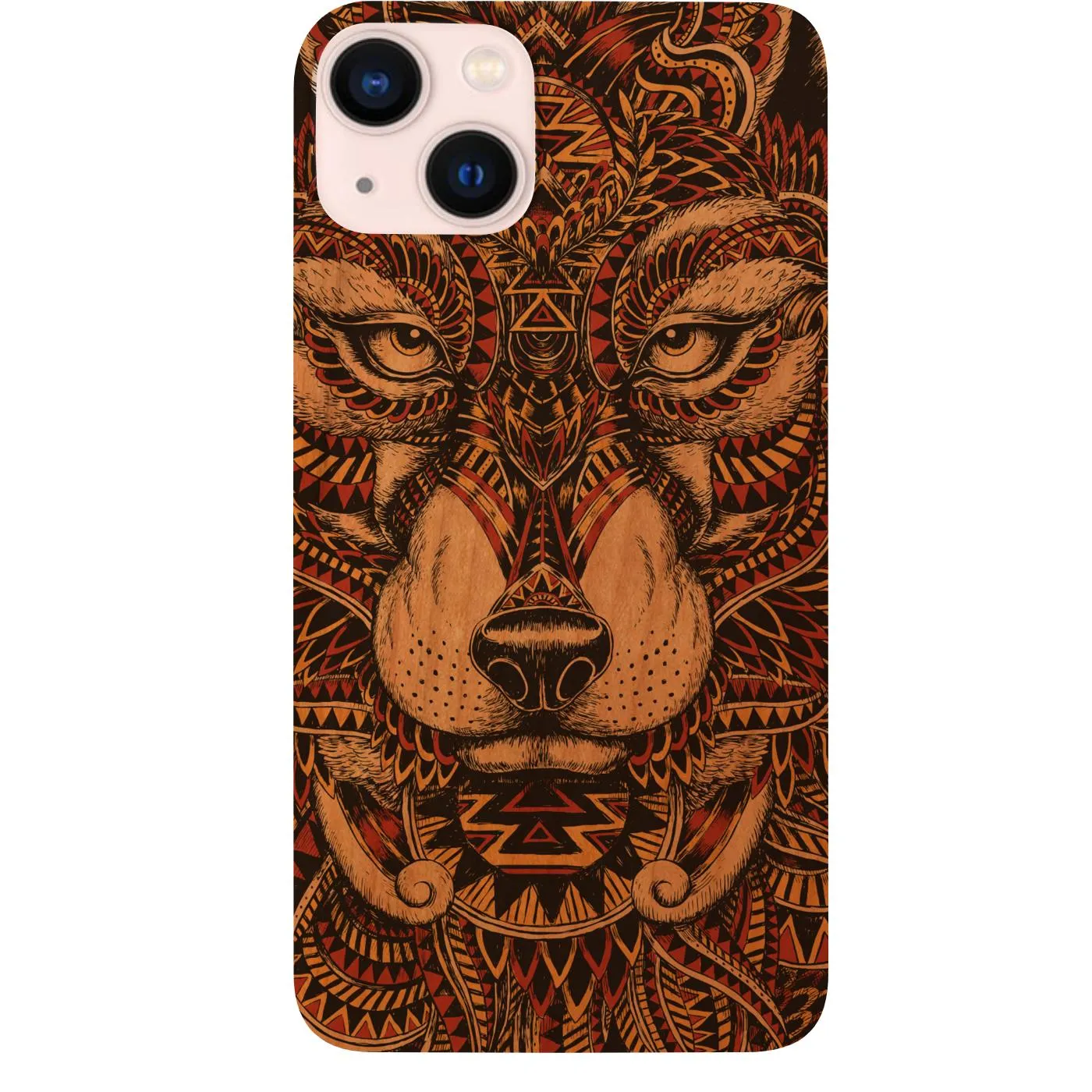 Wolf Face Full - UV Color Printed Phone Case Protective Pattern Texture Premium Form