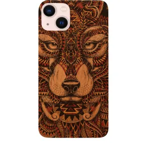 Wolf Face Full - UV Color Printed Phone Case Protective Pattern Texture Premium Form