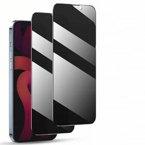 Rugged Feel Stylish Cover iPhone 15 Series Privacy Tempered Glass [ Anti- Spy Glass]