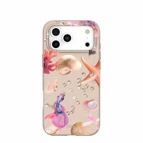 Smooth Touch Seashell Aqua Dreams iPhone 17 Pro Max Case