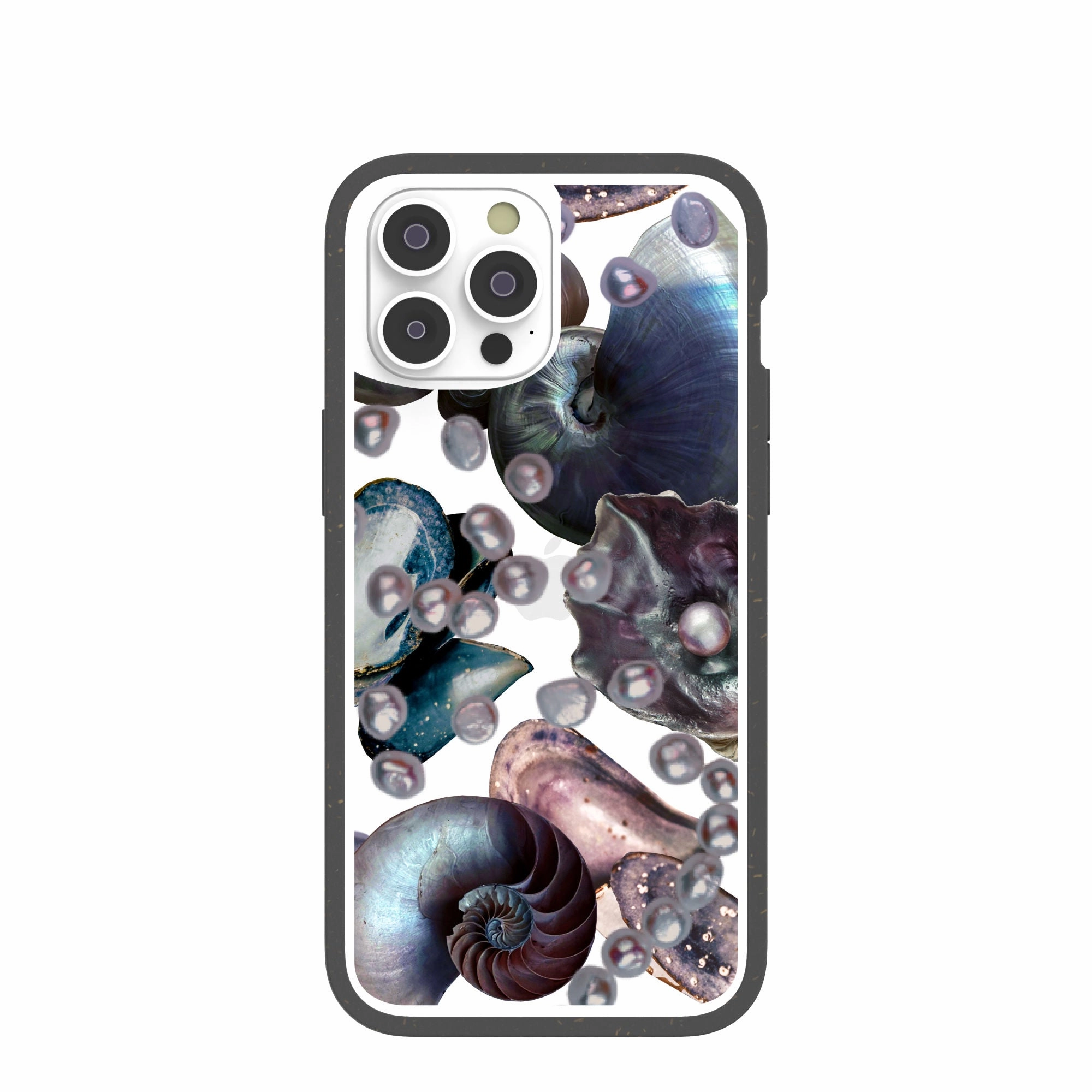 Clear Deep Sea Dreams iPhone 14 Pro Max Case With Black Ridge Premium Edge Design Scratch Guard