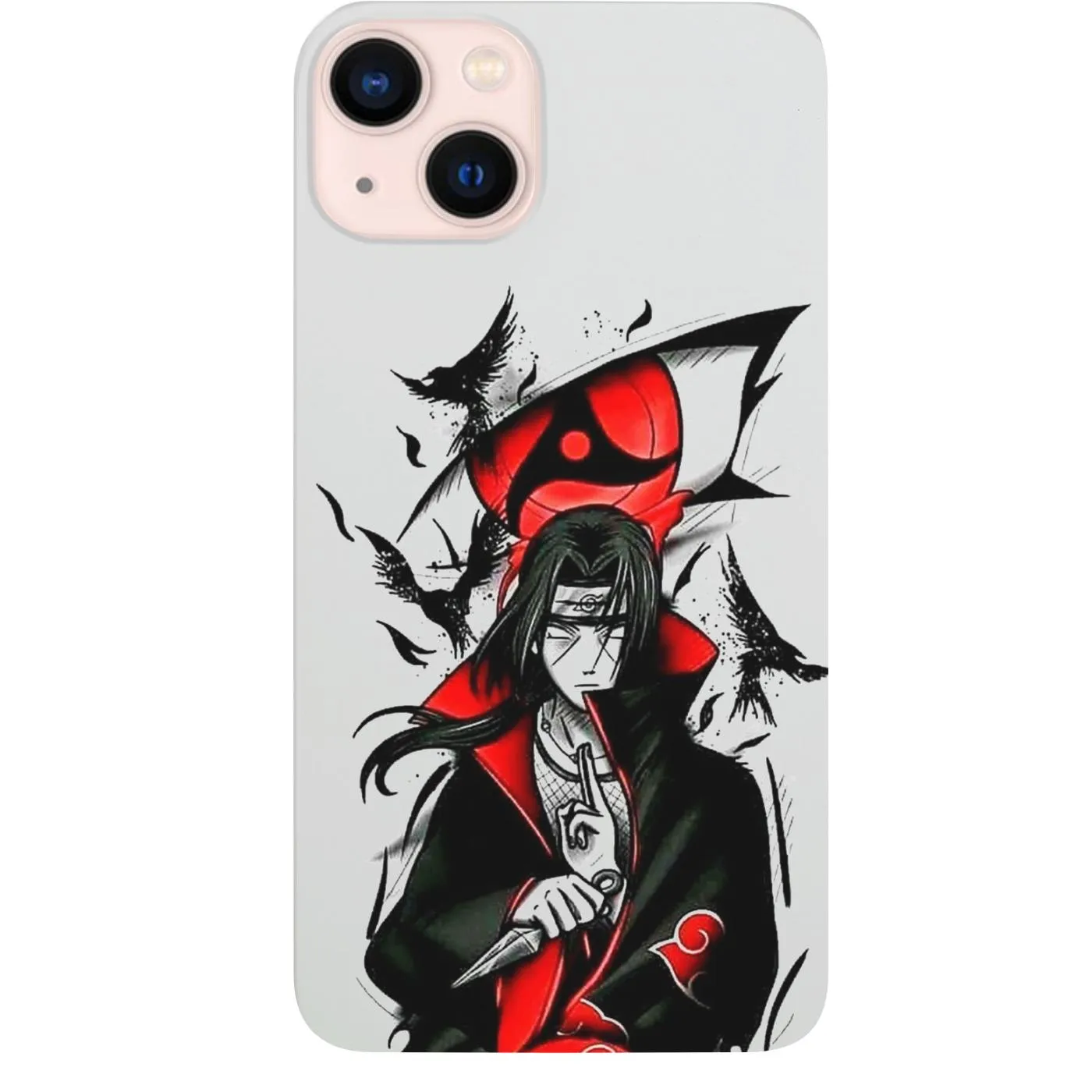 Itachi Mangekyou Sharingan - UV Color Printed Phone Case Protective Detailing Edge Modern Form