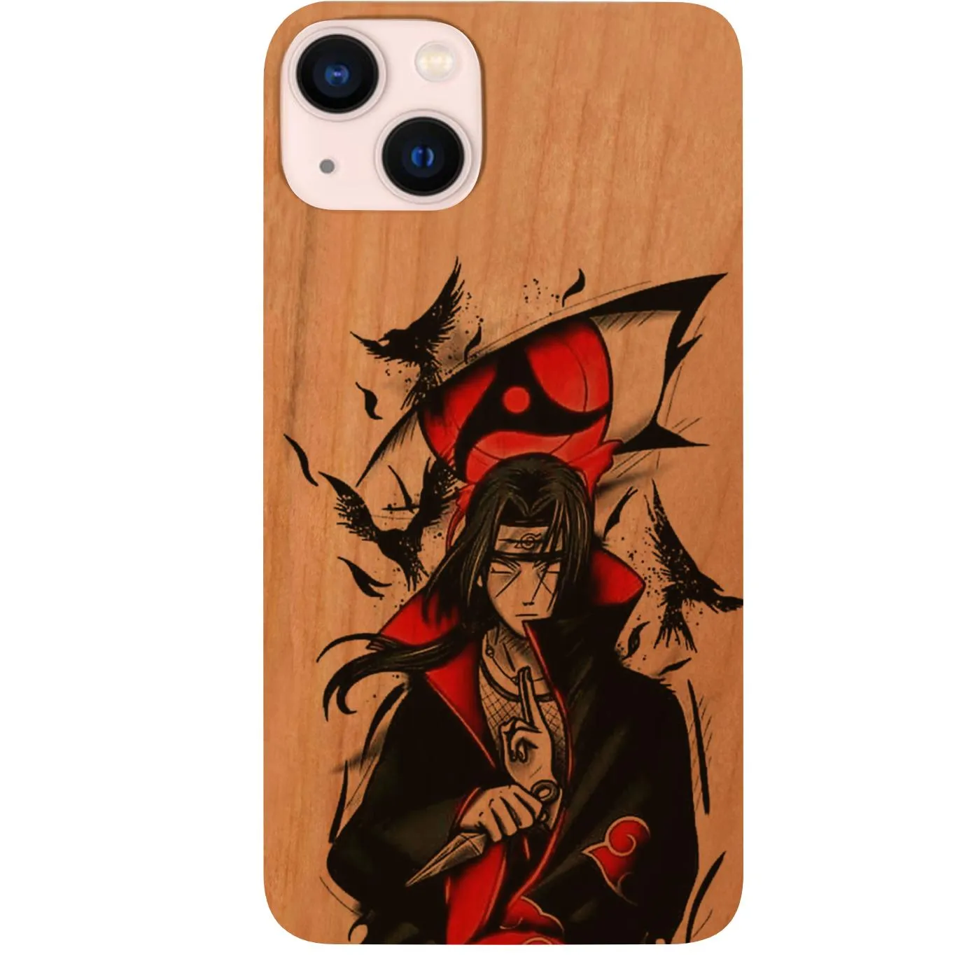 Itachi Mangekyou Sharingan - UV Color Printed Phone Case Flexible Protection Smooth Layer Texture