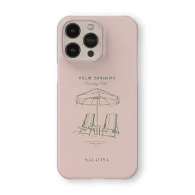 Hybrid Texture Stylish Detail Layer Palm Springs Phone Case