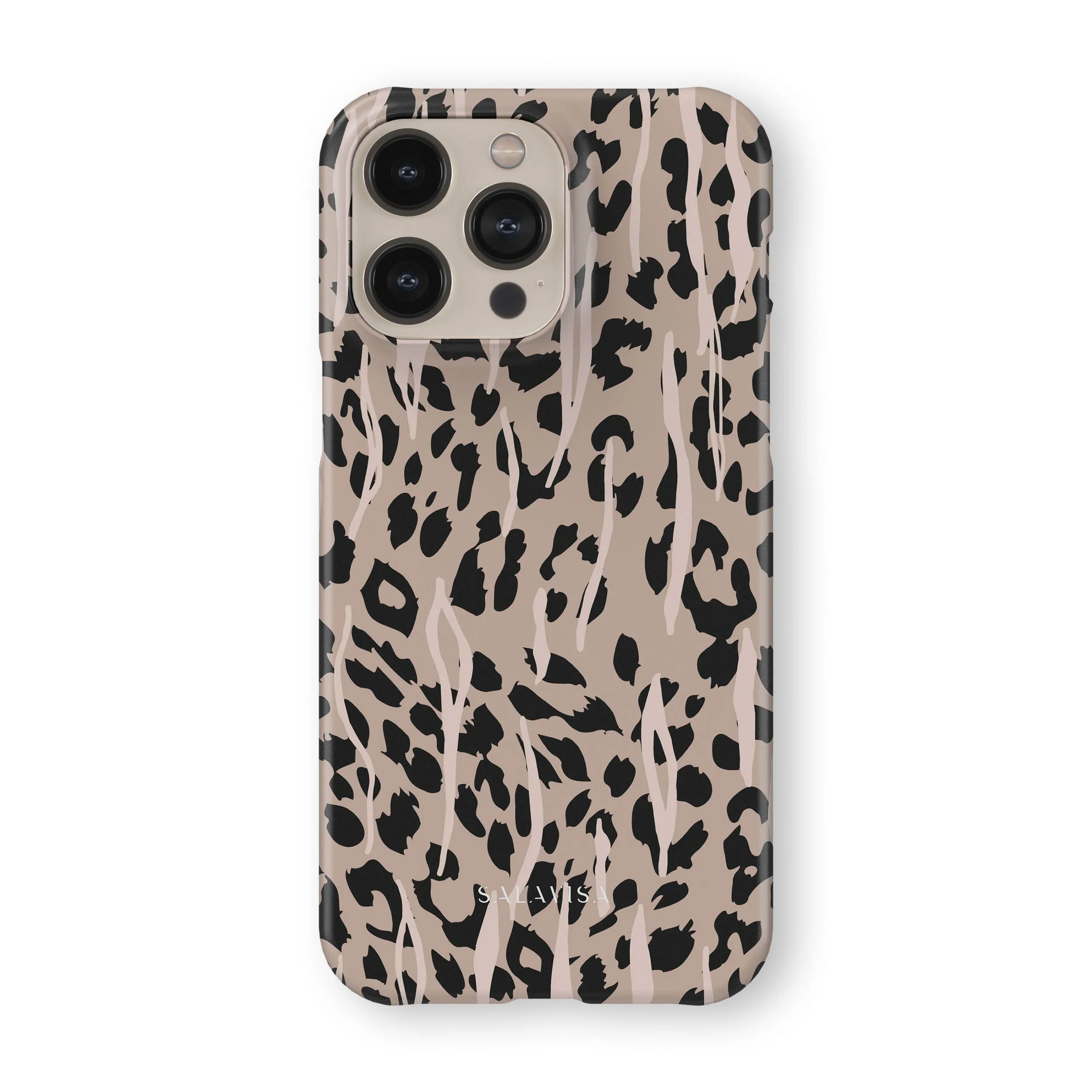 Leopard Skin Phone Case Smooth Texture Pattern Strong Surface
