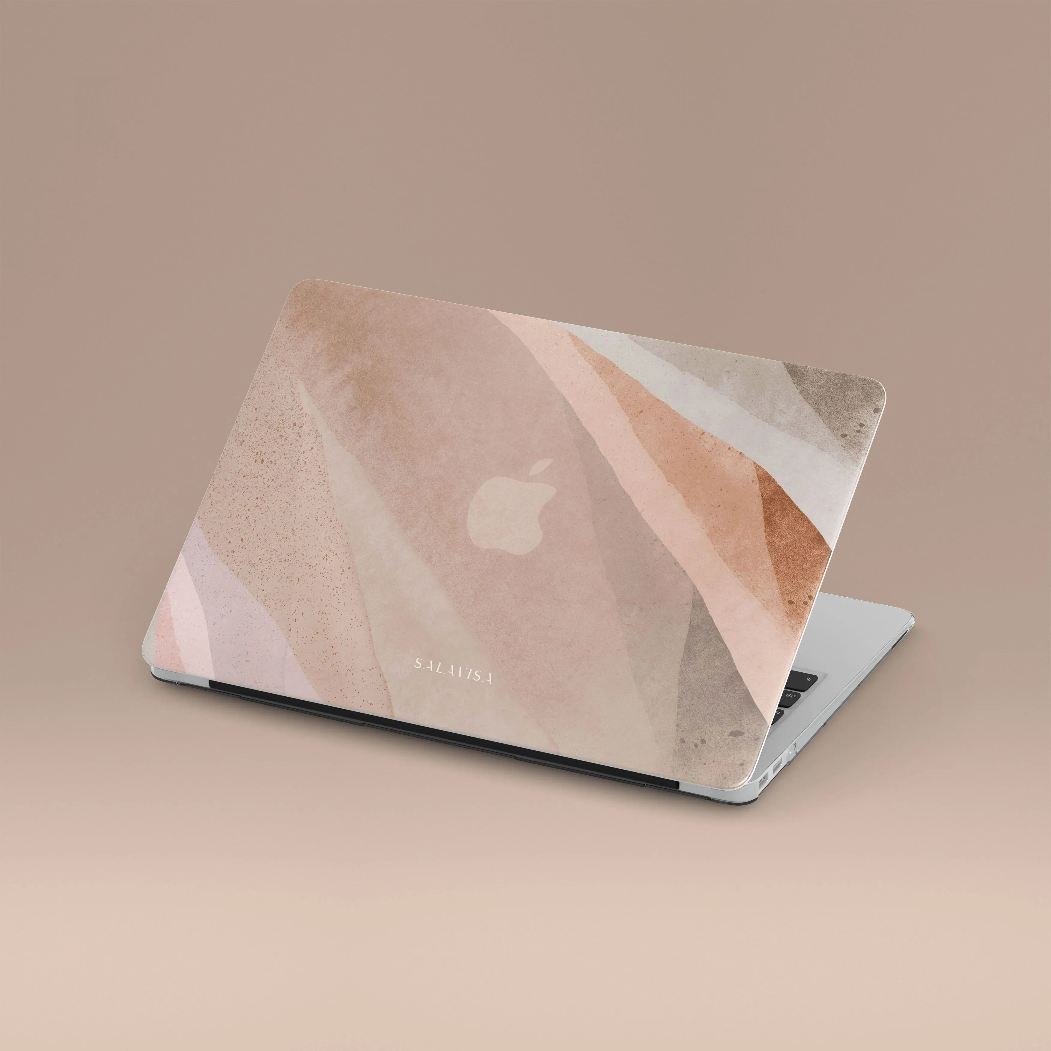 Hybrid Finish Texture Pink Rocks MacBook Case