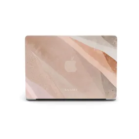 Elegant Build Texture Pink Rocks MacBook Case