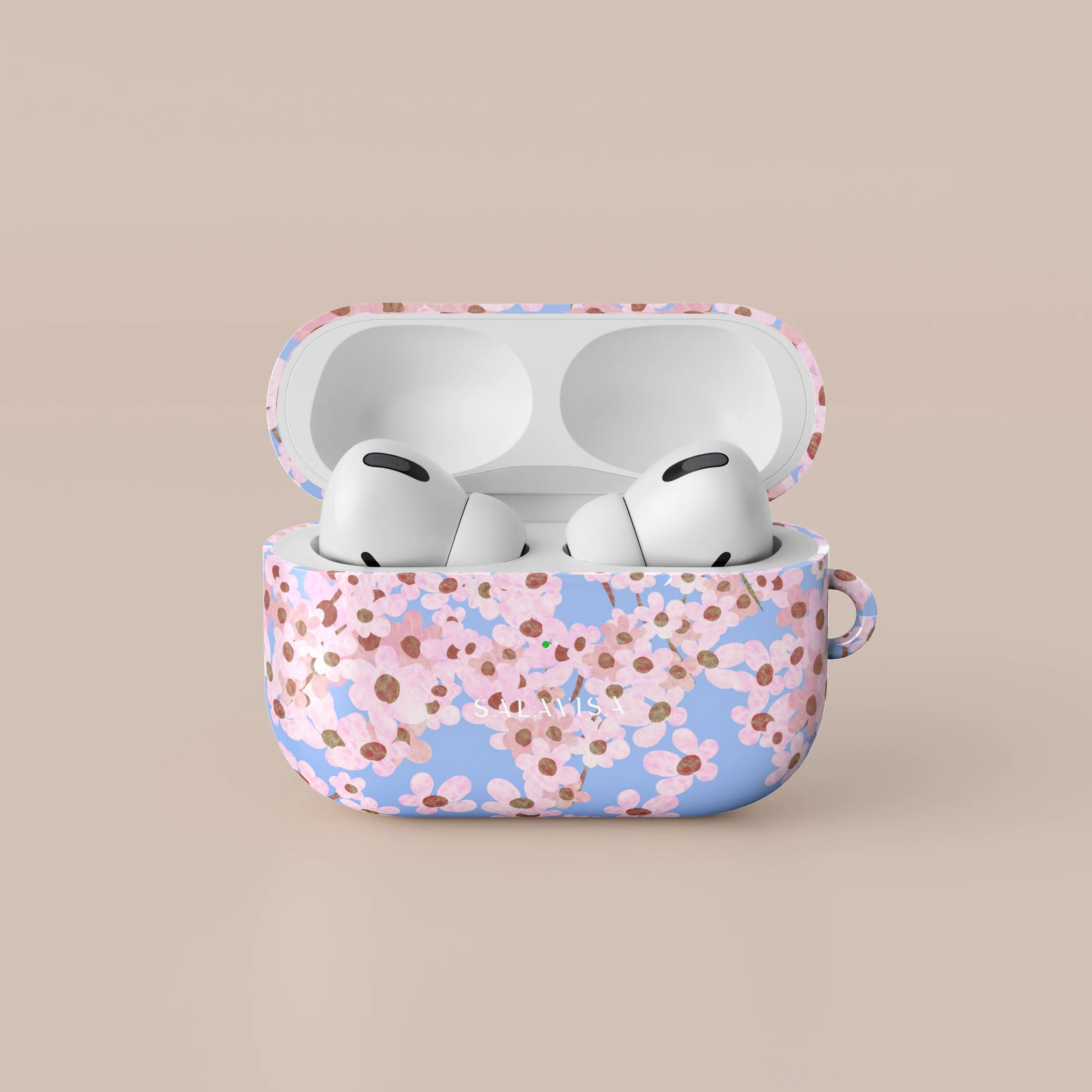 Summer Ditsy AirPods Case Soft Travel Texture compact handmade neon airpods protector