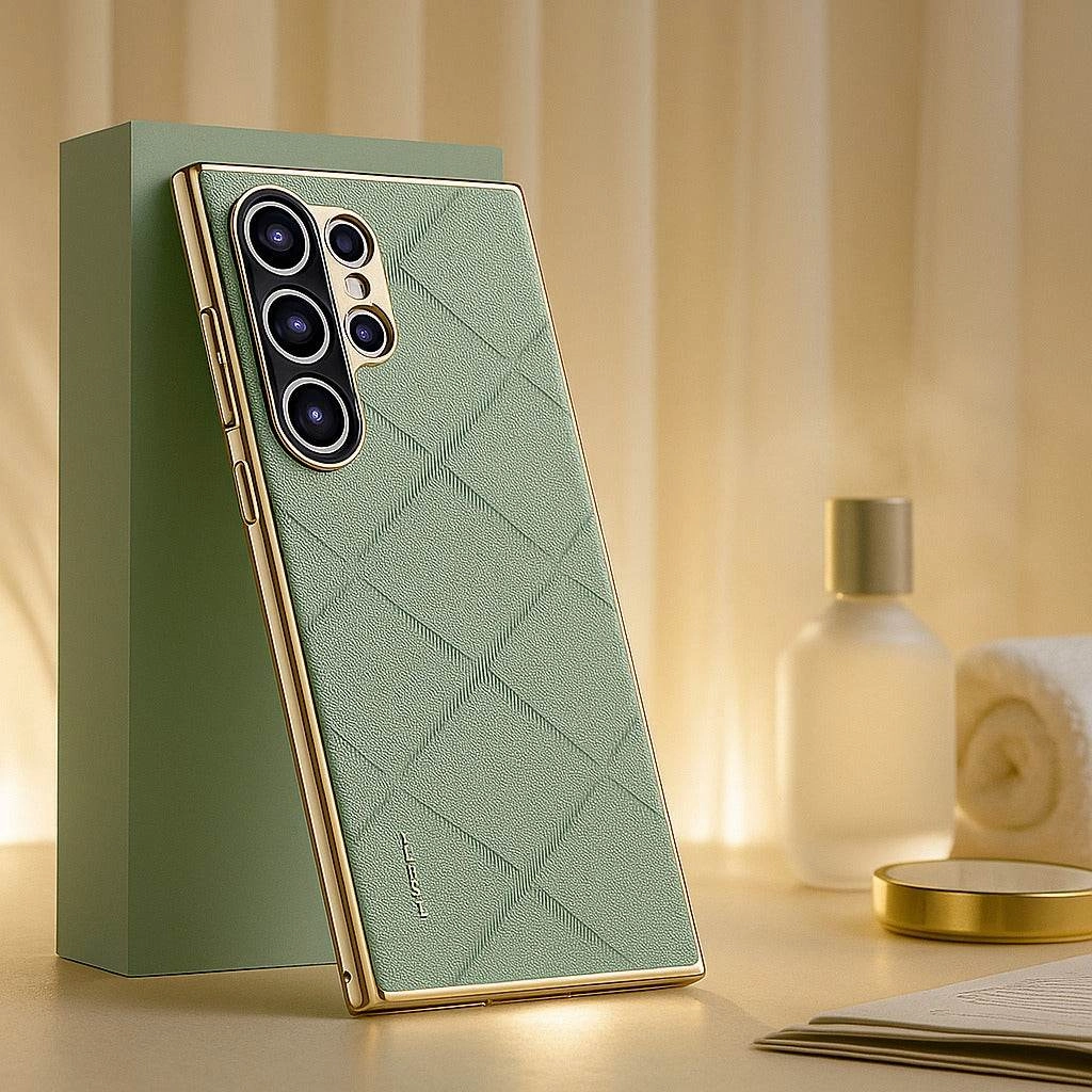 Classy High-End Leather Business Case - Samsung Premium Protection