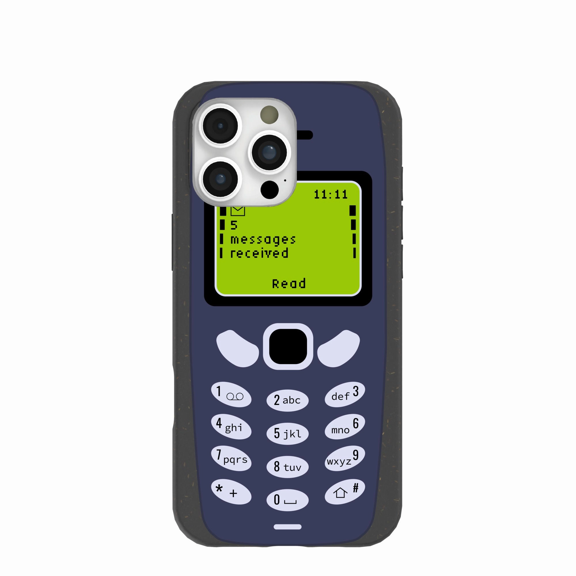 Matte Layer Black Mobile iPhone 16 Pro Max Case