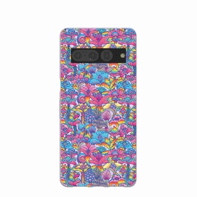 Matte Design Texture Comfort Build Layer Lavender Wonderland Google Pixel 7 Pro Case