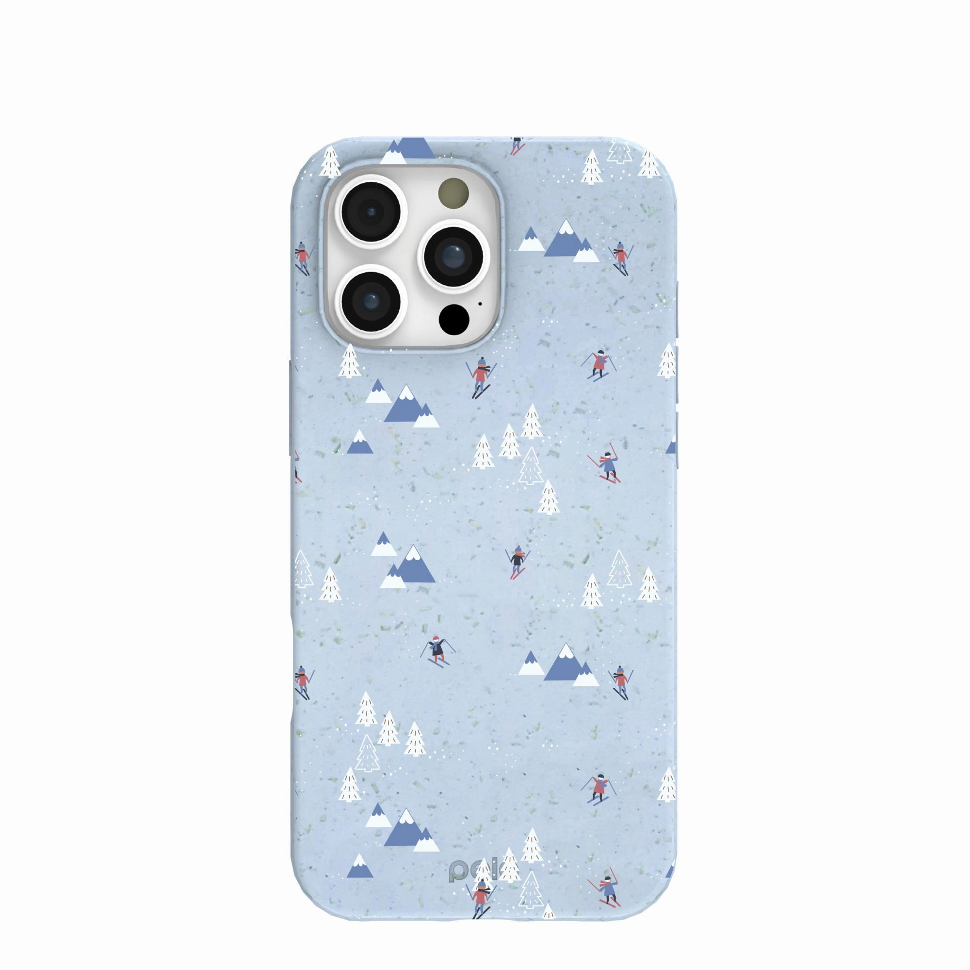 Powder Blue Ski Pass iPhone 16 Pro Max Case Gradient Finish