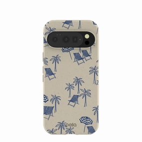 Stylish Look Light Finish London Fog Coastal Lounging Google Pixel 10/10 Pro Case