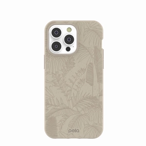 Soft Layer Hybrid Pattern Texture London Fog Island Etch iPhone 14 Pro Max Case