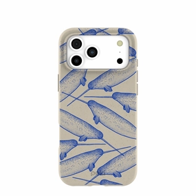 London Fog Magical Narwhal iPhone 17 Pro Max Case Sporty Design