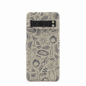 Colorful Design Ergonomic form London Fog Mediterranean Moments Google Pixel 8 Pro Case