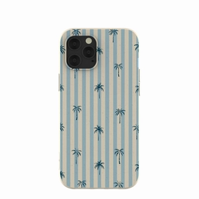 London Fog Tropical Stripes iPhone 12 Pro Max Case Stylish Detail Layer