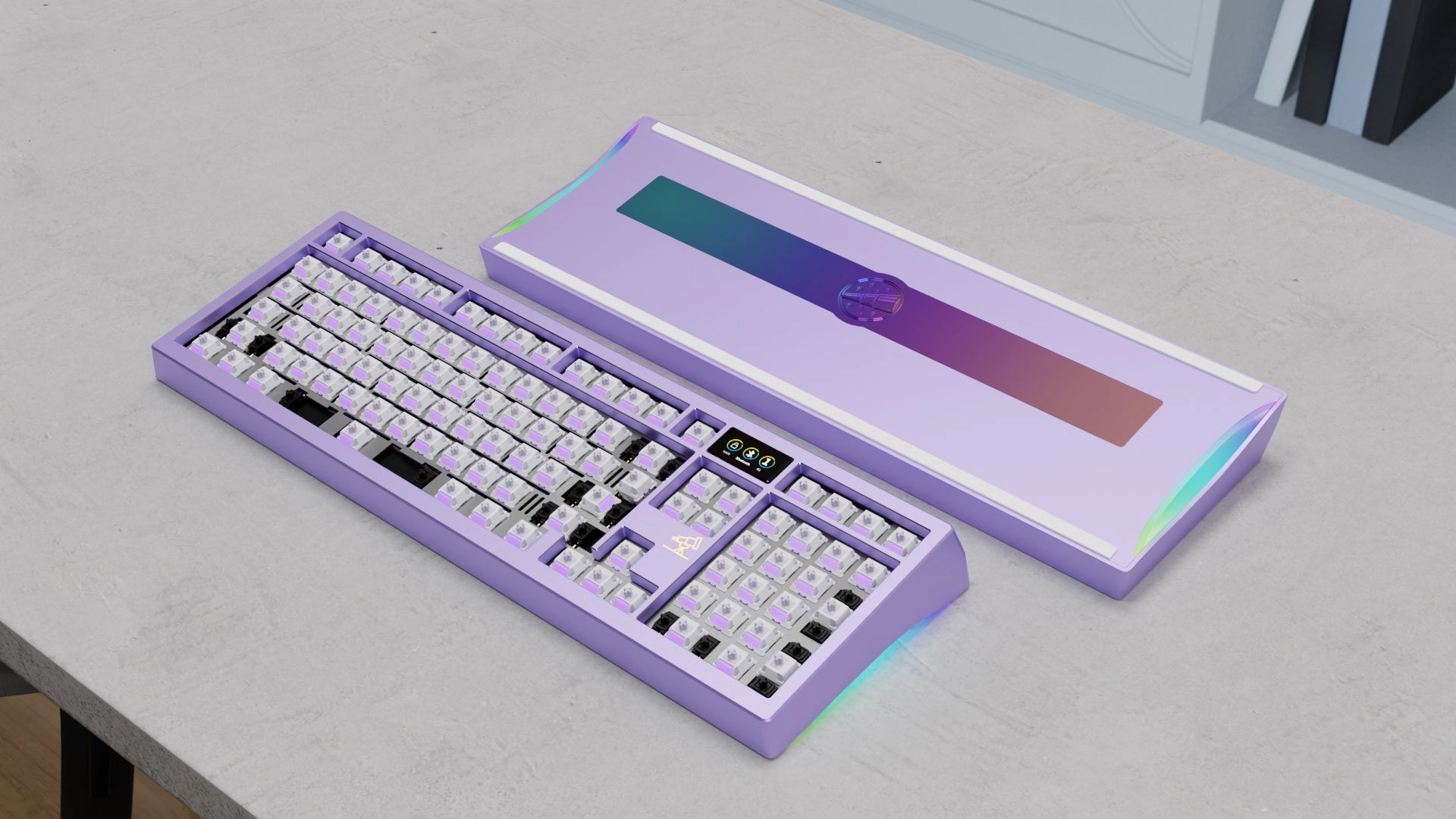 Fashionable Look Refined Touch Zoom98 KLE Anodized Lavender