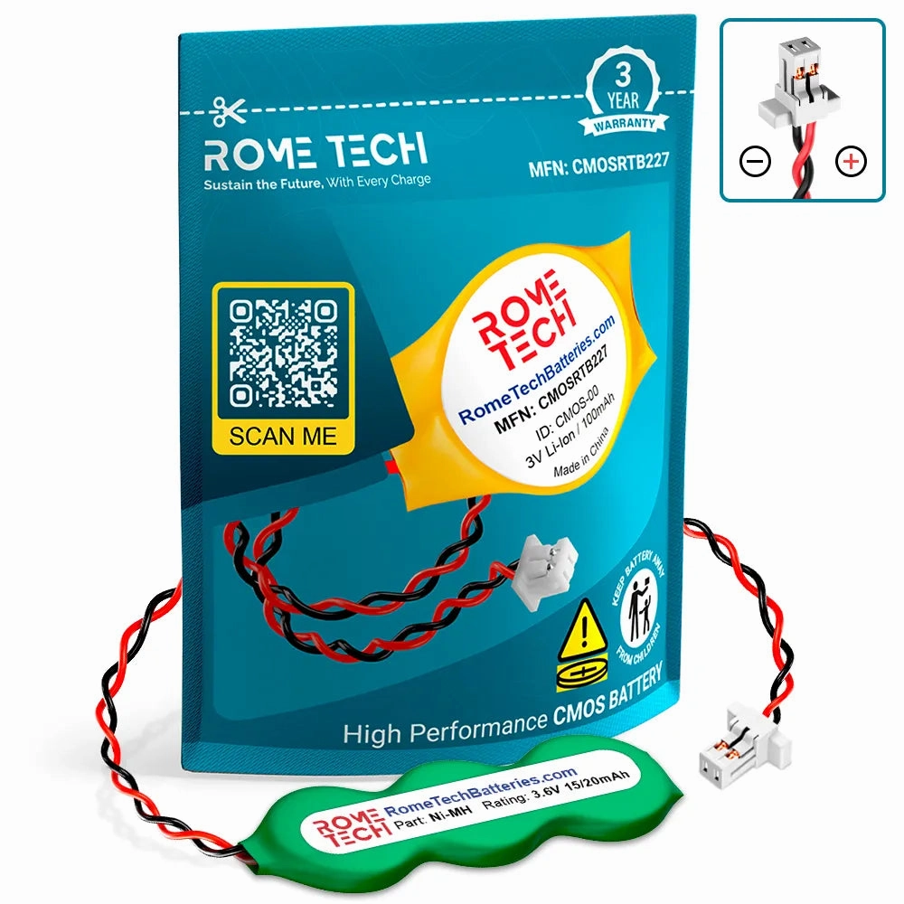 RTC CMOS Battery for Motorola Symbol MC9090-GF0HJAQA6WR Tough Frame Flexible Texture