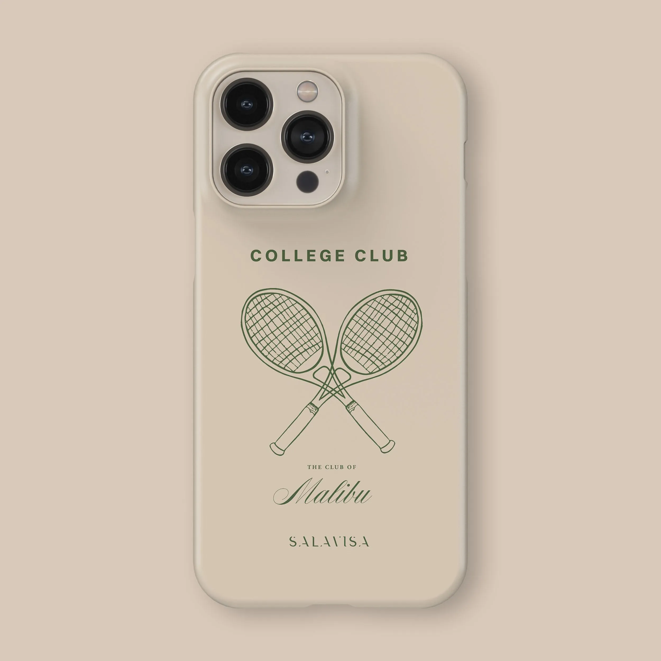 College Club Malibu Phone Case Stylish Layer