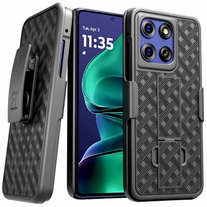 Flexible Feel Motorola Moto G Stylus 5G (2025) Belt Clip Holster Phone Case