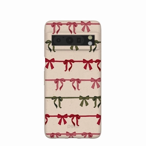 Casual Look Functional Design Seashell Holiday Bows Google Pixel 8 Pro Case